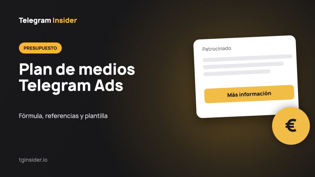 Portada del artículo sobre presupuesto y plan de medios de Telegram Ads