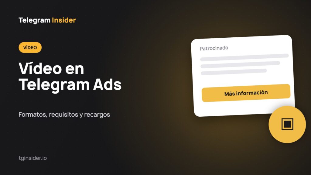 Portada del artículo sobre publicidad en vídeo en Telegram Ads