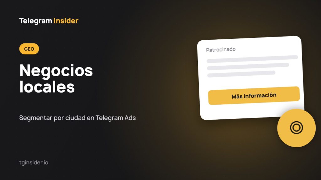Portada del artículo sobre Telegram Ads para negocios locales y segmentación por ciudad